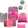 DerDieDas Schulranzen Set 5-tlg. ErgoFlex ECO Pink Planet