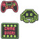 Bold BOLD Match Textile Sticker Gaming