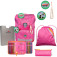 DerDieDas Schulranzen Set 5-tlg. ErgoFlex Easy ECO Pink Planet