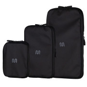 onemate Packtaschen-Set schwarz