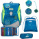 Scout Alpha Schulranzen-Set 4 tlg. DIN Deep Sea