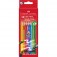 Faber Castell Buntstifte Colour GRIP 2001 116613 radierbar, sortiert, Etui mit 10 Stück